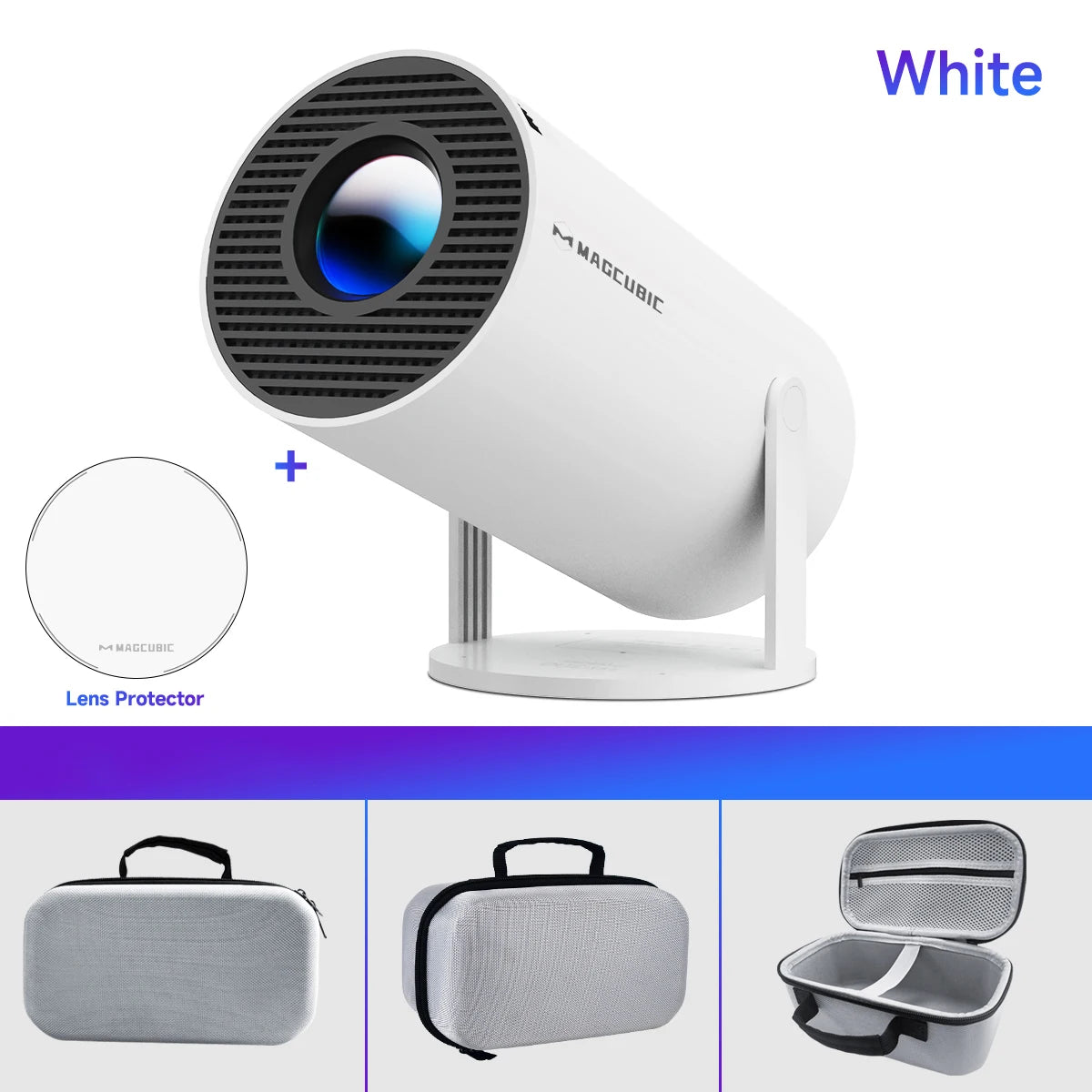 Magcubic HY300 Pro 8K HD Projector Android14 Dual Wifi6 290ANSI Allwinner H726 BT5.0 1280*720 Home Cinema Outdoor Projetor HY300