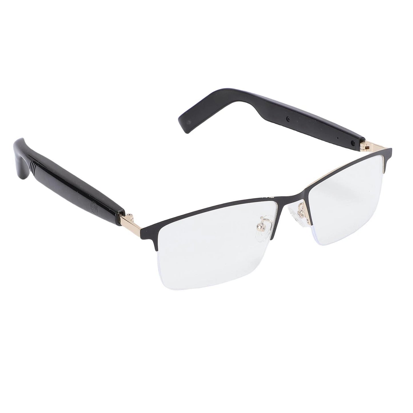 Smart Glasses Bluetooth 5.4 Built in Mic and Speaker IP54 Proof Blue Light Filtering Voice Control Smart Glasses for Daily Use