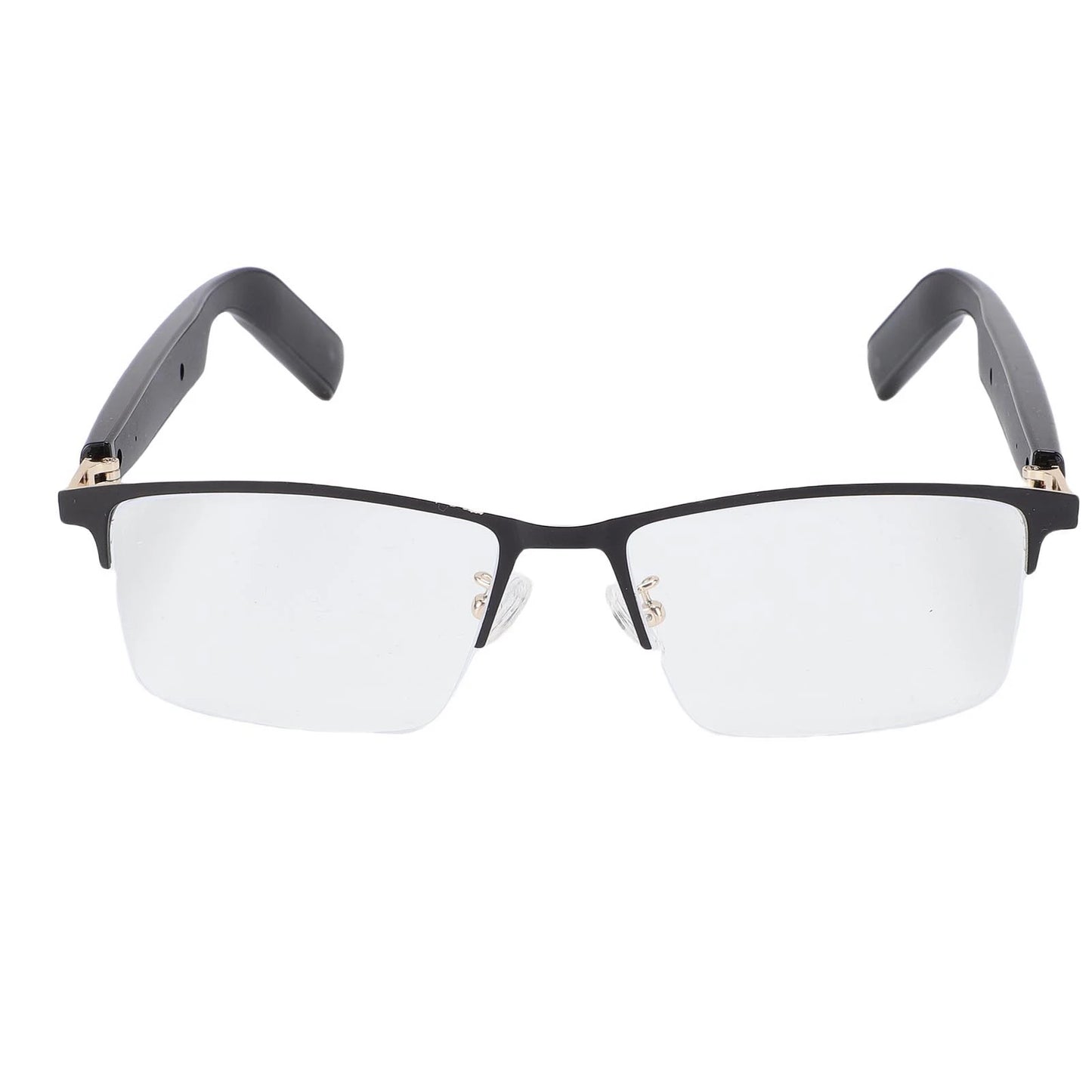 Smart Glasses Bluetooth 5.4 Built in Mic and Speaker IP54 Proof Blue Light Filtering Voice Control Smart Glasses for Daily Use