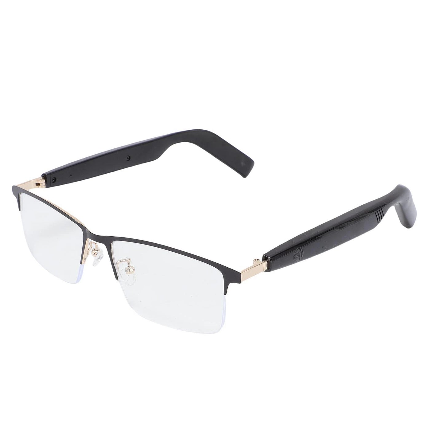 Smart Glasses Bluetooth 5.4 Built in Mic and Speaker IP54 Proof Blue Light Filtering Voice Control Smart Glasses for Daily Use